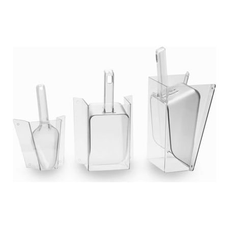 Cal-Mil Cal-Mil Scoop with Guard 64 Oz. Polycarbonate 5"W x 8-1/2"D x 13-3/4"H 1031-64